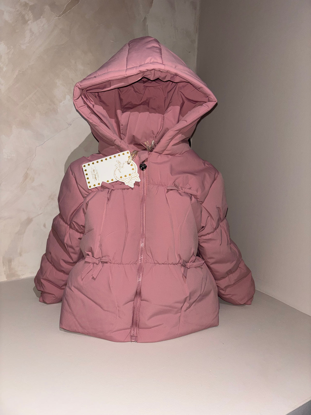 Blush Bow Puffer