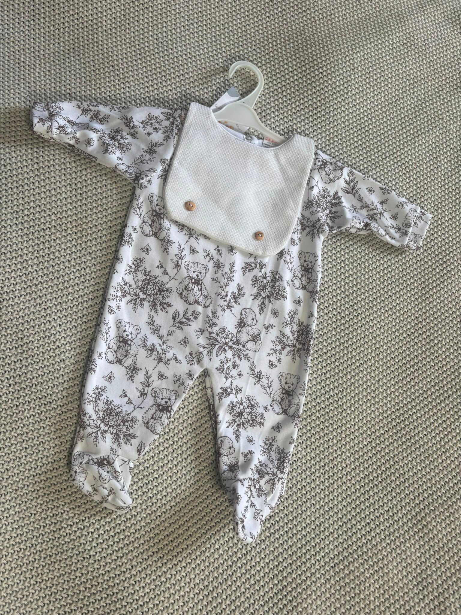 The Bear and bloom babygrow